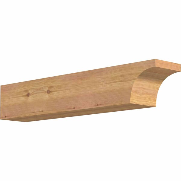 Ekena Millwork Huntington Smooth Rafter Tail, Western Red Cedar, 5 1/2"W x 6"H x 32"L RFT06X06X32HUN00SWR - main